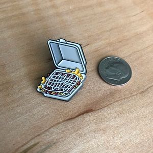 Halal Snack Pack enamel pin